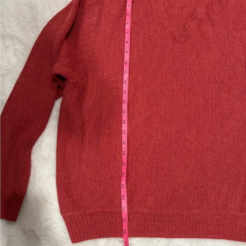 Golden Bear Mens Sz L 100% Superfine Alpaca Vneck Sweater